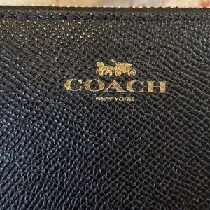 Black Coach wristlet